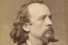 Marcel Legay (de profil), Le Mans, 1885, photo Emile Viot.